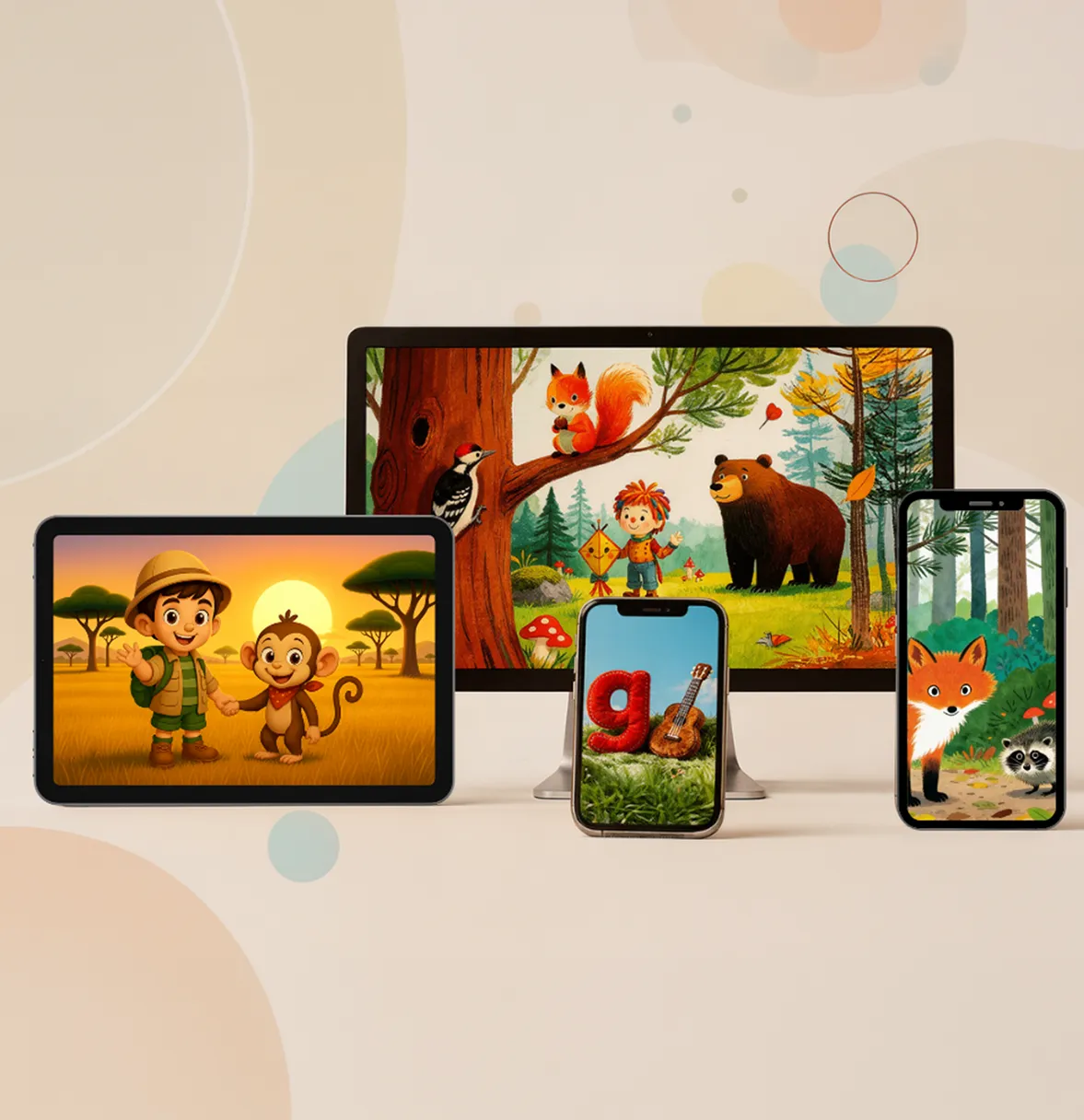 A playful universe where curiosity leads the way